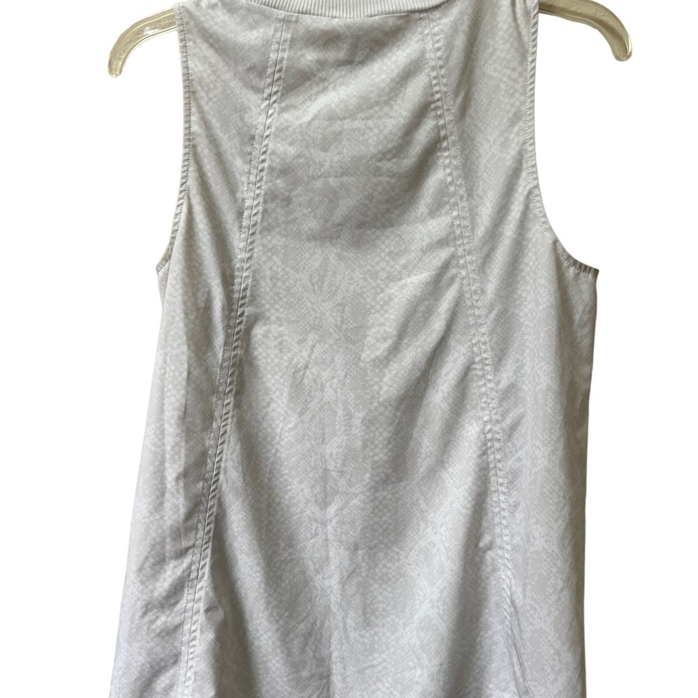 Athleta Zephyr White Python Snake Print Sleeveles… - image 3